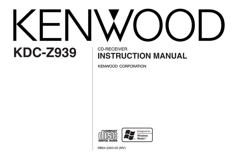 Kenwood kdc-z939 User manual