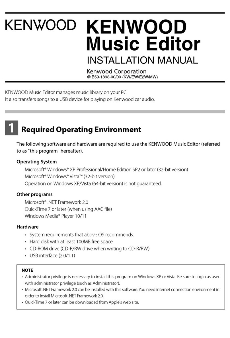 Kenwood KDC-X8006U User manual