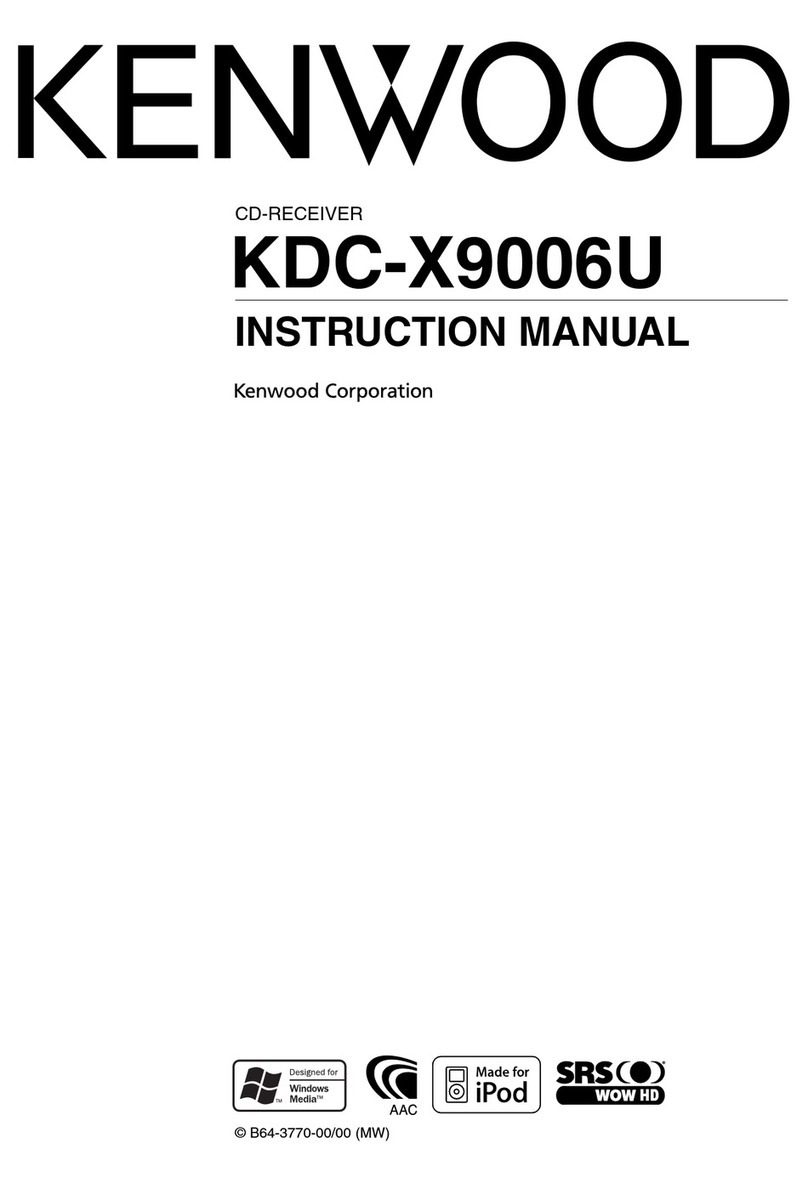 Kenwood KDC-X9006U User manual