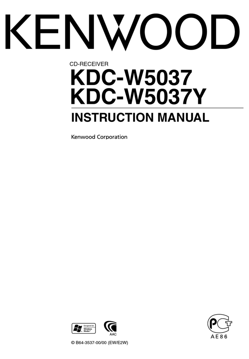 Kenwood KDC-W5037 instruction manual