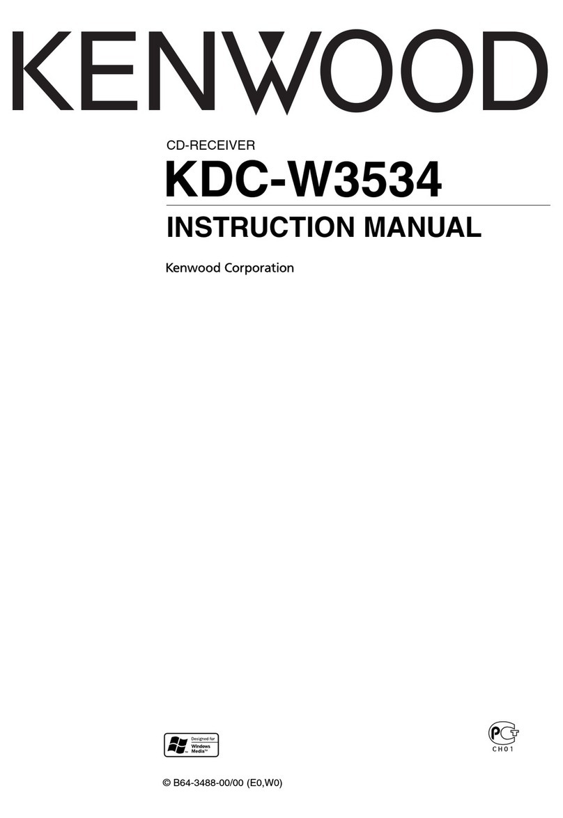Kenwood KDC-W3534 User manual