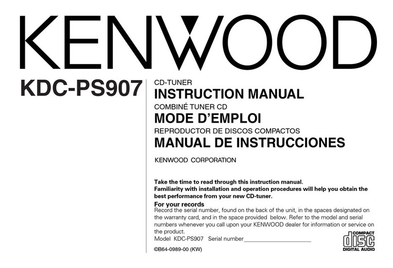 Kenwood KDC-PS907 User manual