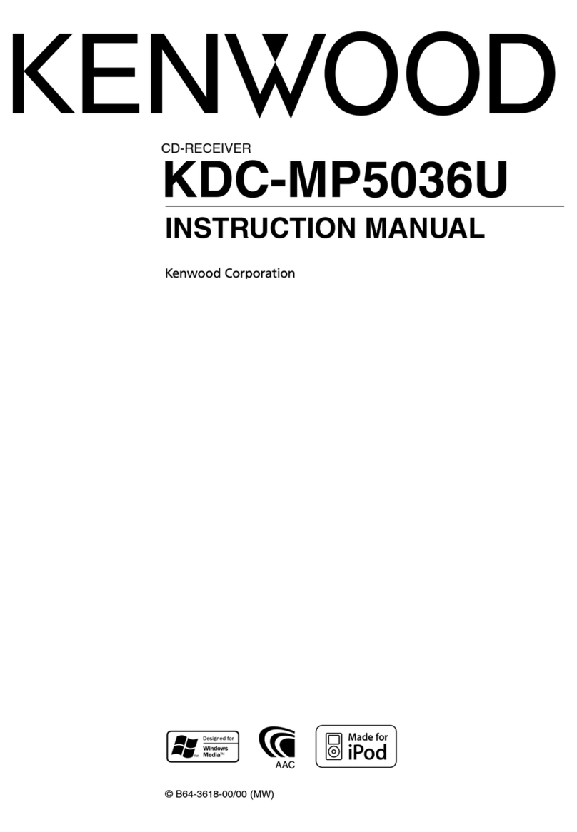 Kenwood KDC-MP5036U User manual