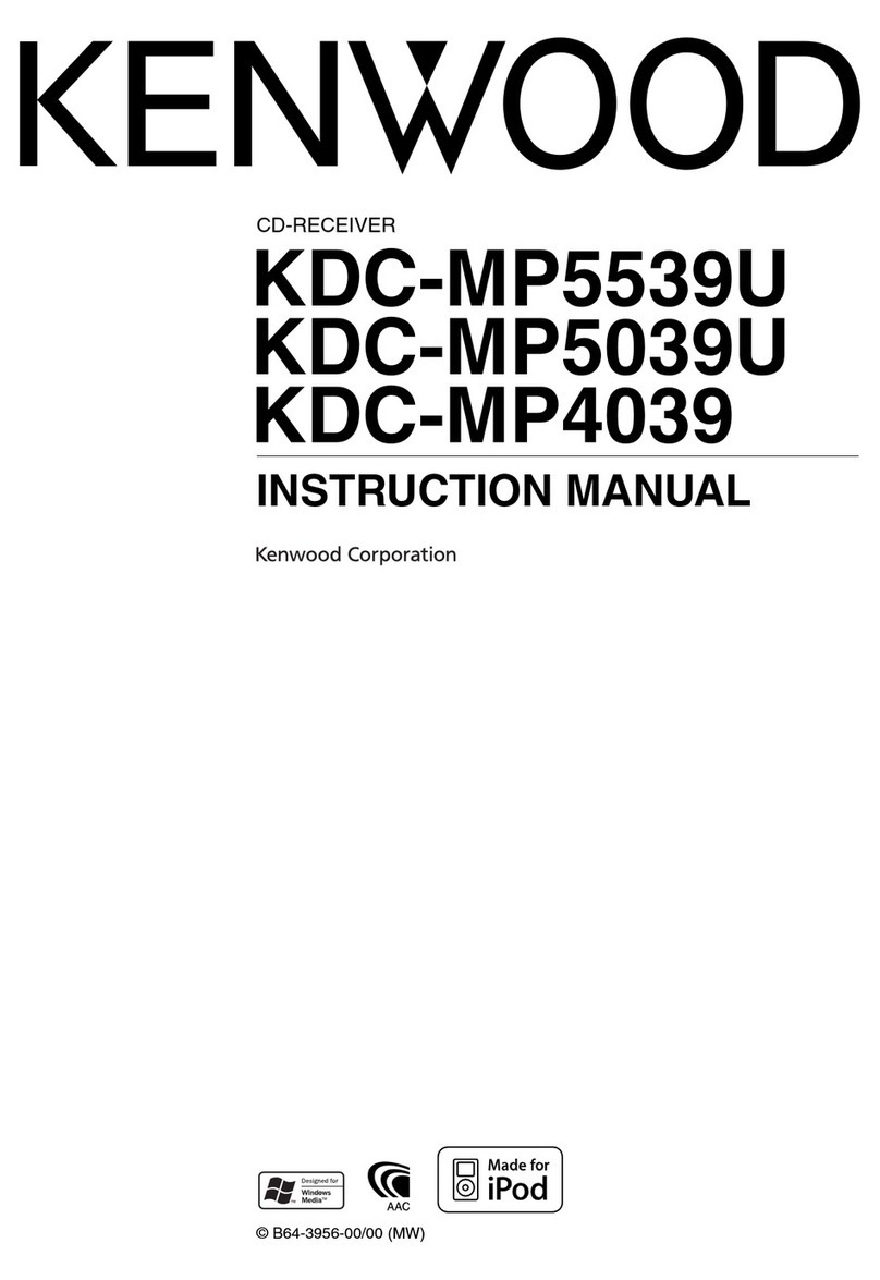 Kenwood KDC-MP4039 User manual