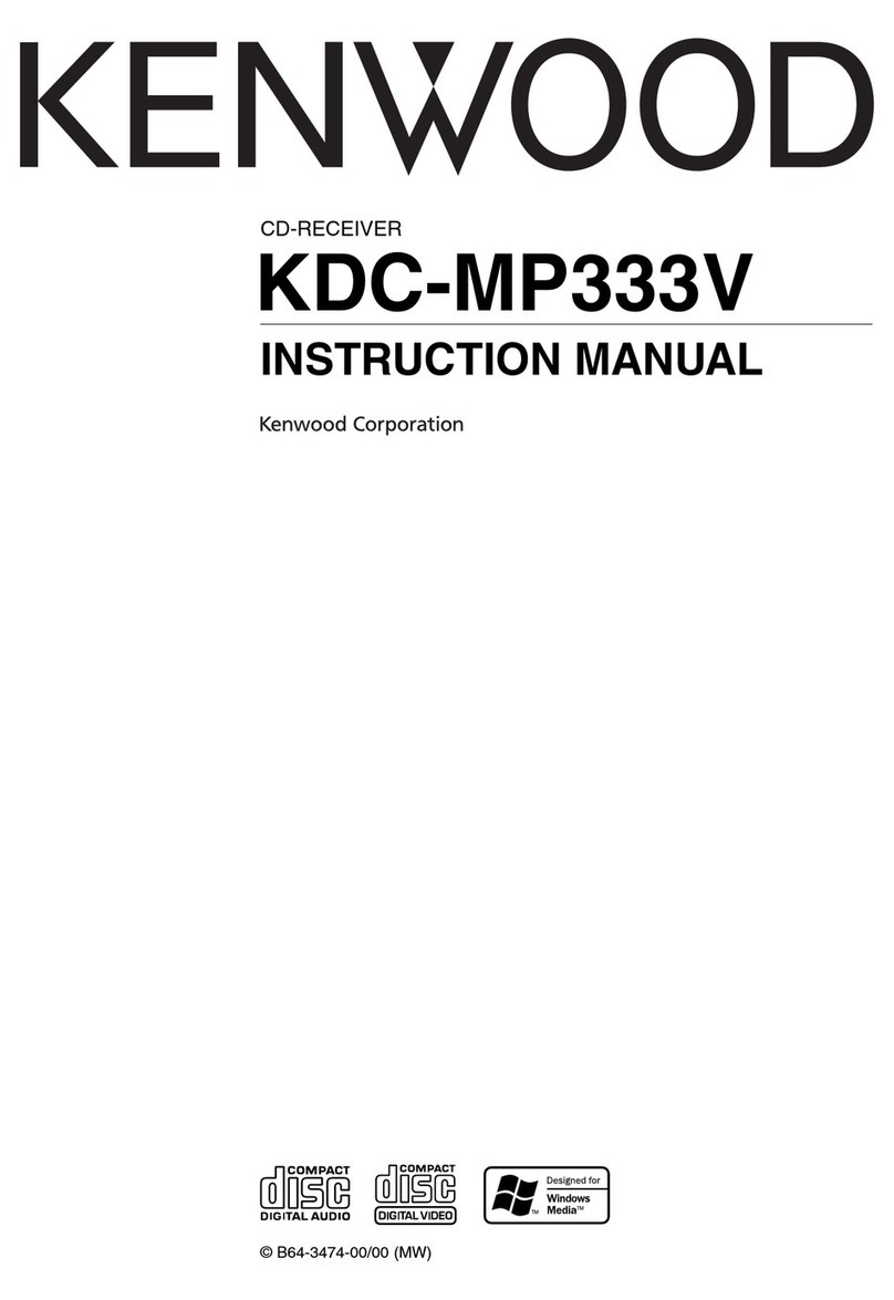 Kenwood KDC-MP333V instruction manual