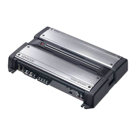 Kenwood KAC-8102D User manual