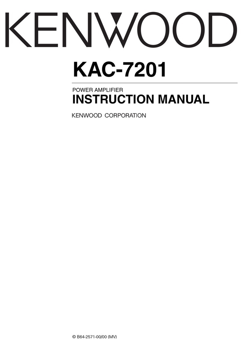 Kenwood KAC-7201 User manual