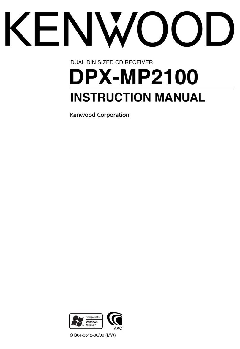 Kenwood DPX-MP2100 instruction manual