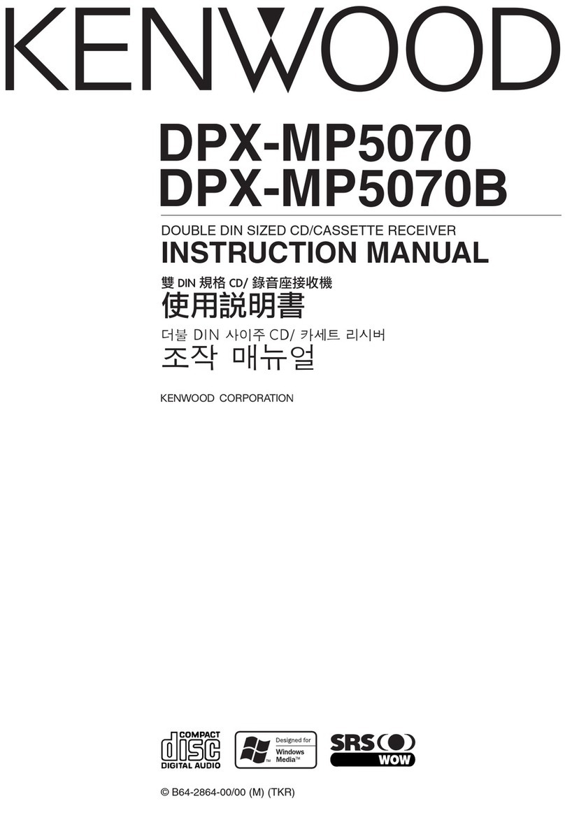 Kenwood DPX-MP5070 User manual