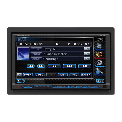 Kenwood DNX7200 User manual