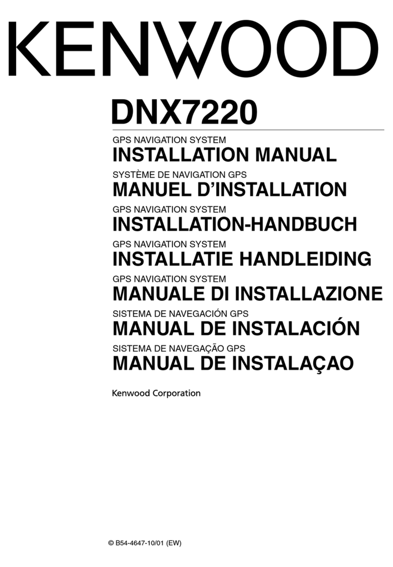 Kenwood DNX7220 User manual