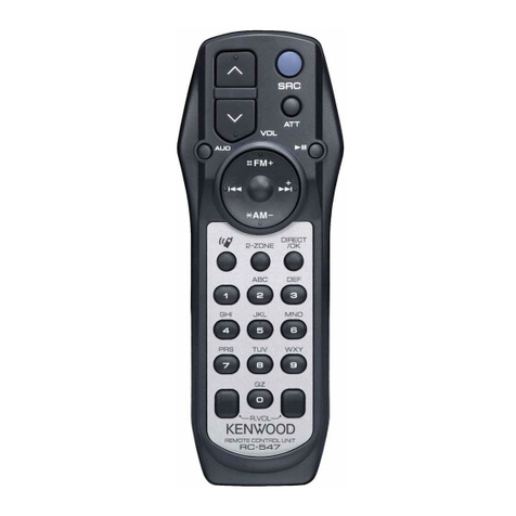 Kenwood KCA-RC547 User manual