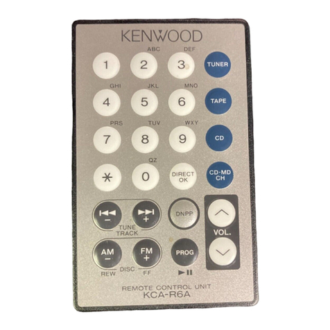 Kenwood KCA-R6A User manual