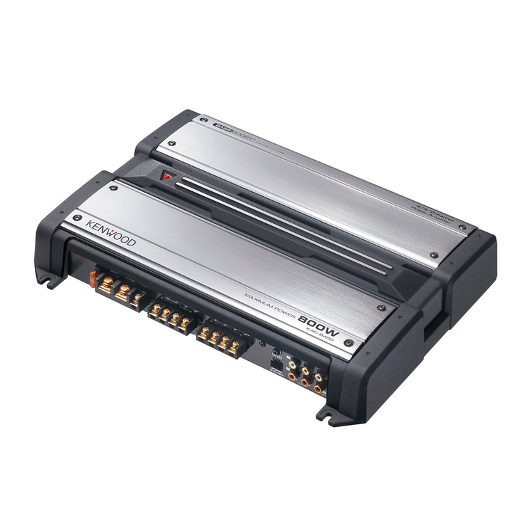 Kenwood KAC-8402 instruction manual