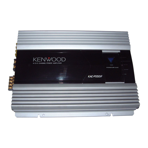 Kenwood KAC-PS501F User manual