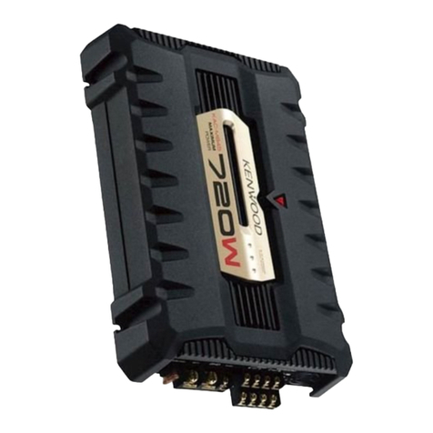 Kenwood KAC-M645 User manual
