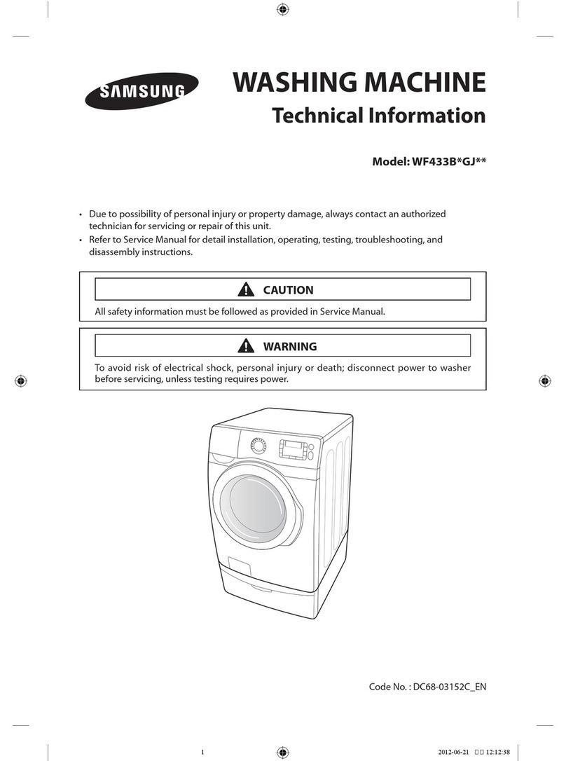 Samsung WF433BTGJWR/A1 Manual