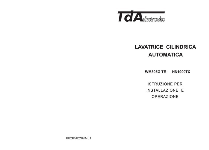 TdA electronics HN1000TX Instruzione per installazione e operazione TdA electronics HN1000TX Instruzione per installazione e operazione