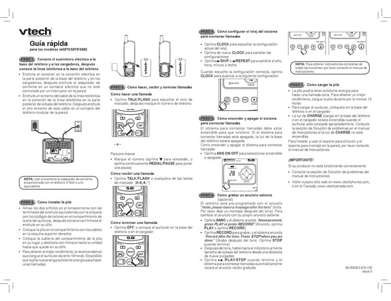 V-tech ia5870 User manual