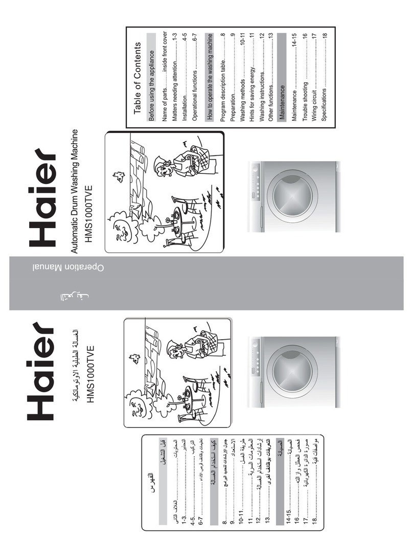 Haier Thermocool HMS1000TVE User manual