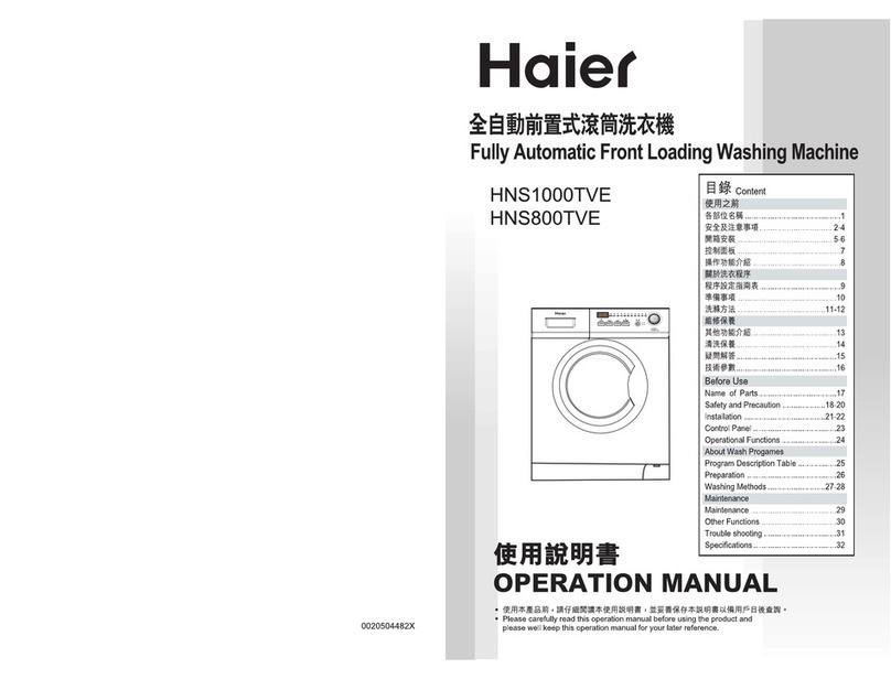 Haier HNS1000TVE Operation manual