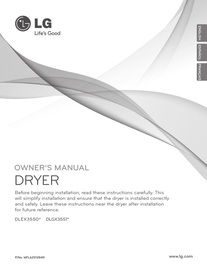 LG DLEX3550V User manual
