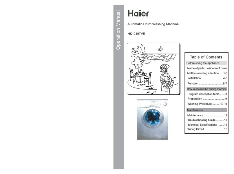Haier HK1210TVE User manual