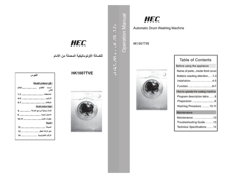 HEC HK1007TVE User manual