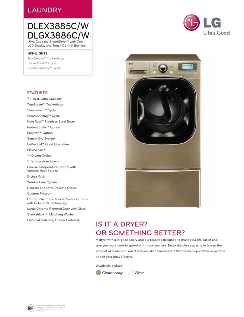 LG DLEX3885C User manual