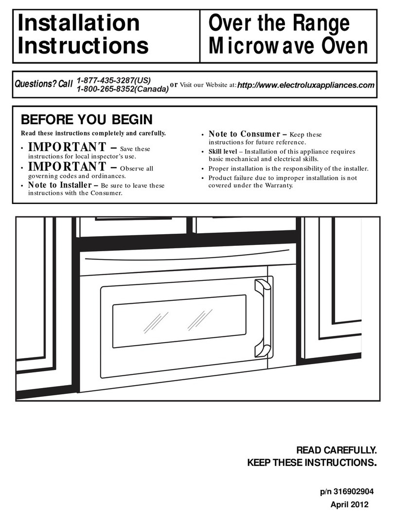 Electrolux EI30BM60MS User manual
