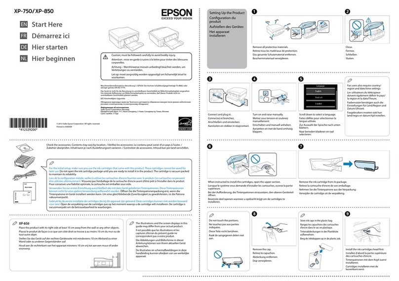 Epson Expression Photo XP-750 User guide