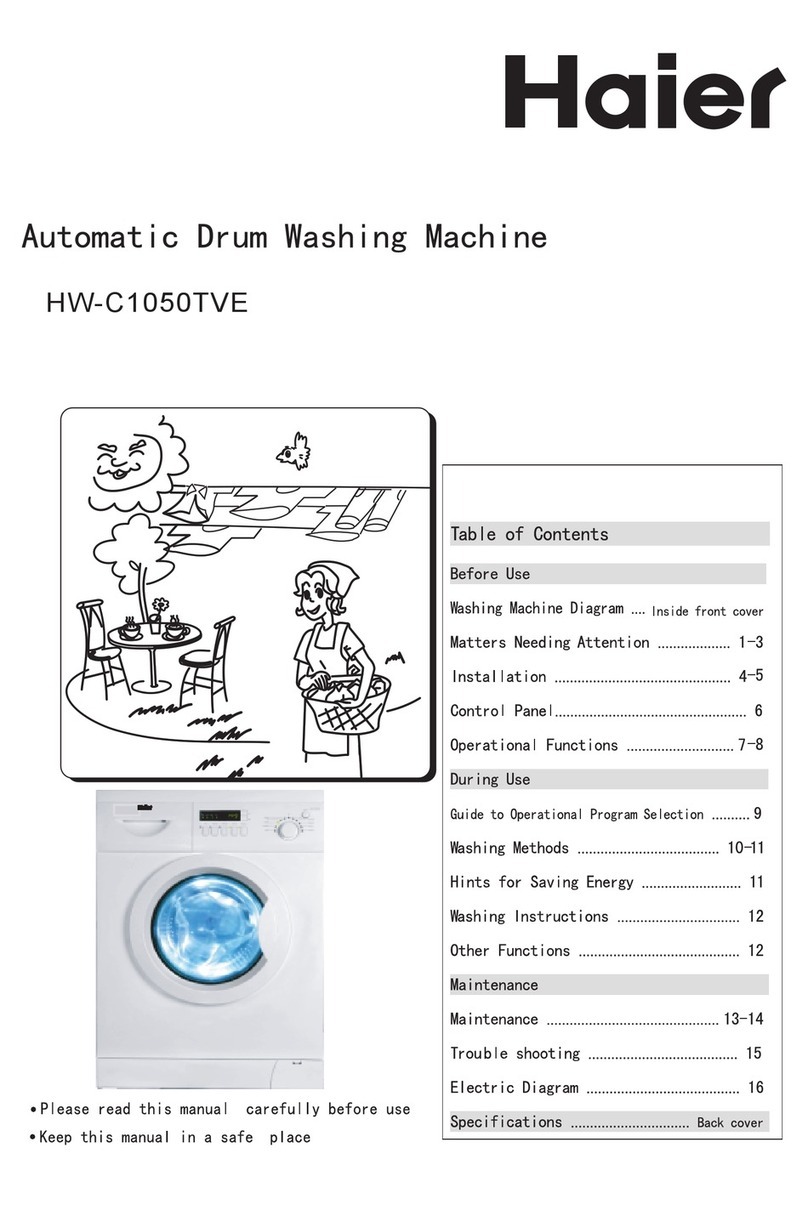 Haier HW-C1050TVE User manual