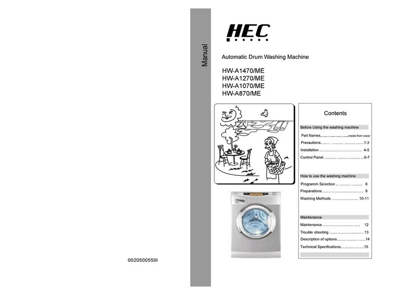 Haier HW-A1470 User manual Haier HW-A1470 User manual