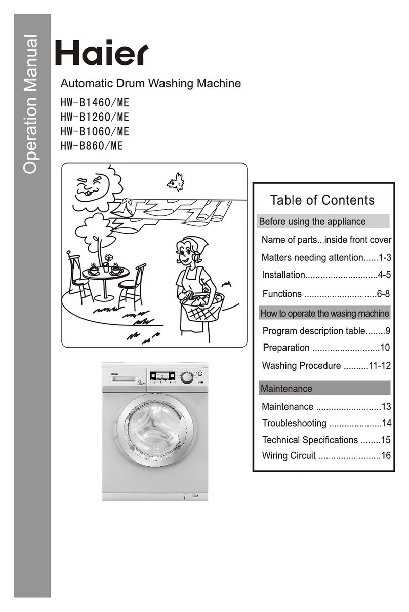 Haier HW-B1060 User manual