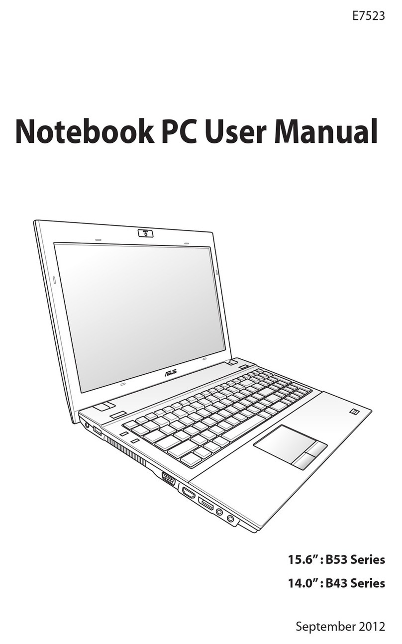 Asus B43A User manual
