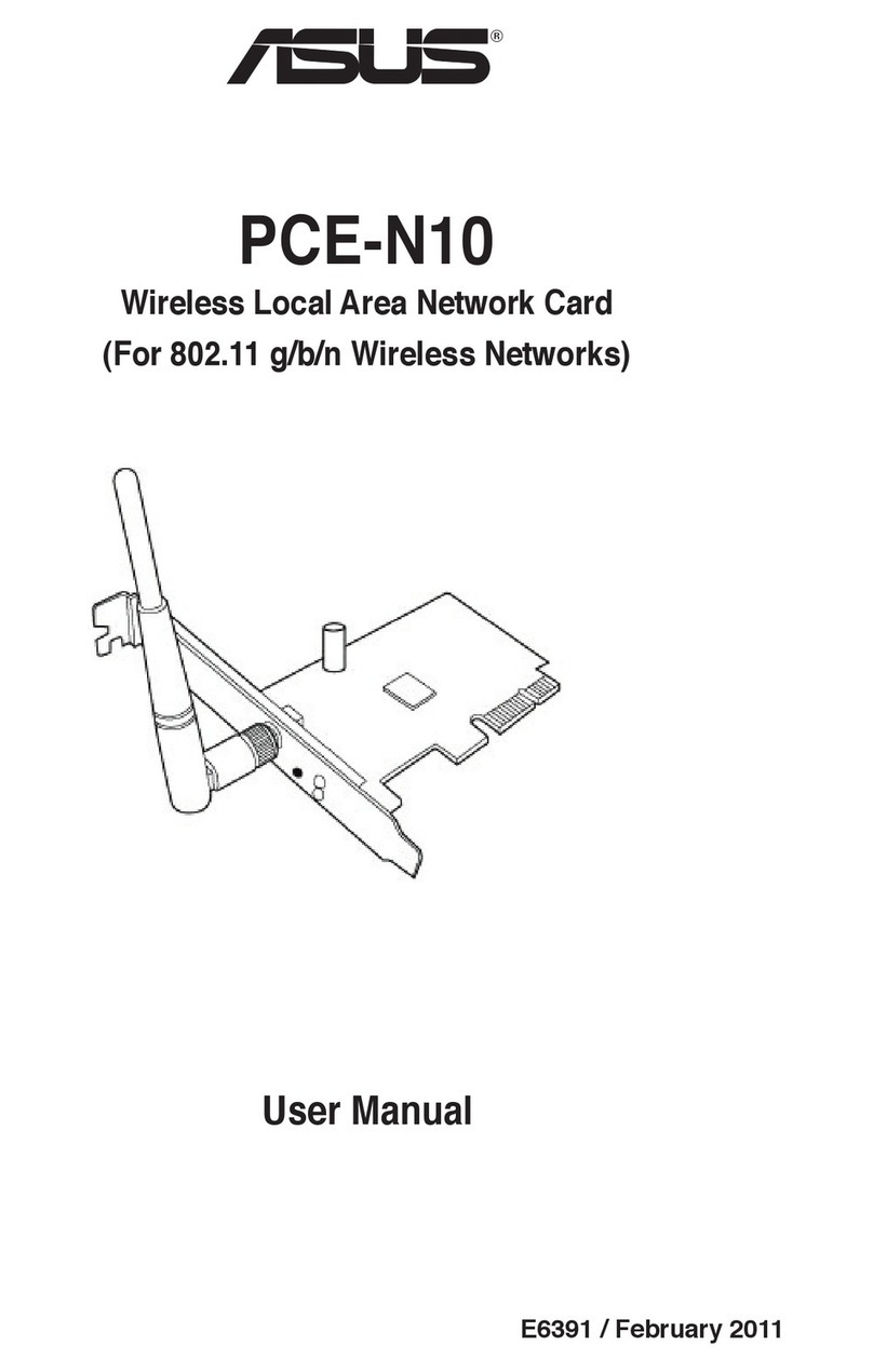 Asus PCE-N10 User manual Asus PCE-N10 User manual