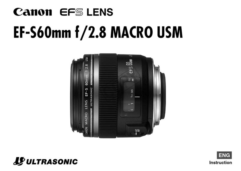 Canon EF-S 60mm f/2.8 Macro USM Instruction