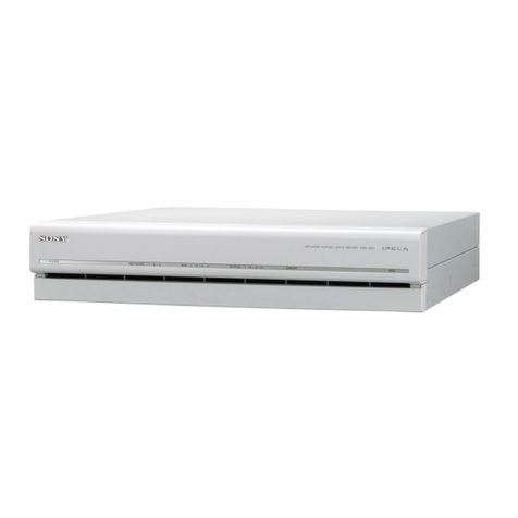 Sony NSR 1050H - Standalone DVR - 16 CH User manual