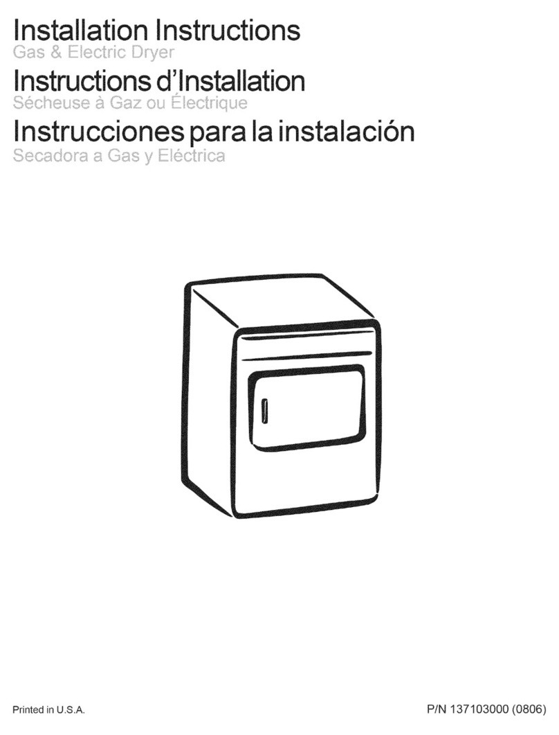Electrolux FGQ332ES installation instructions