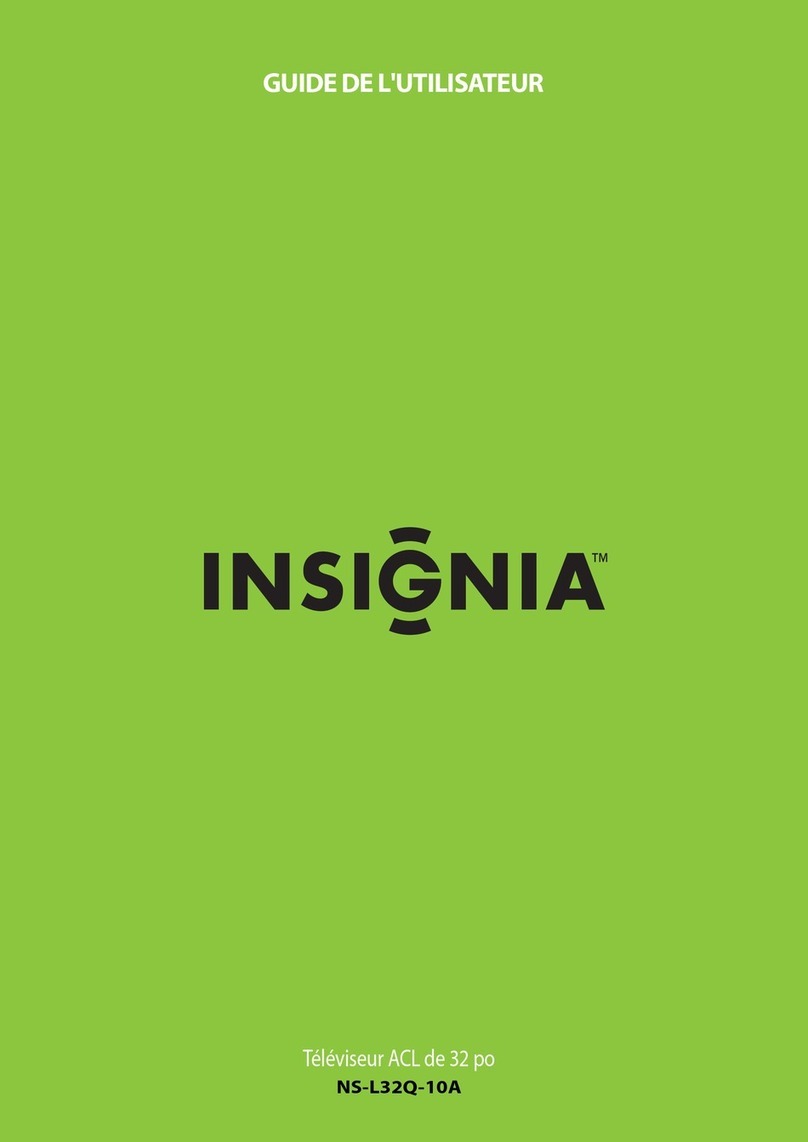 Insignia NS-L32Q-10A - 32" LCD TV User manual