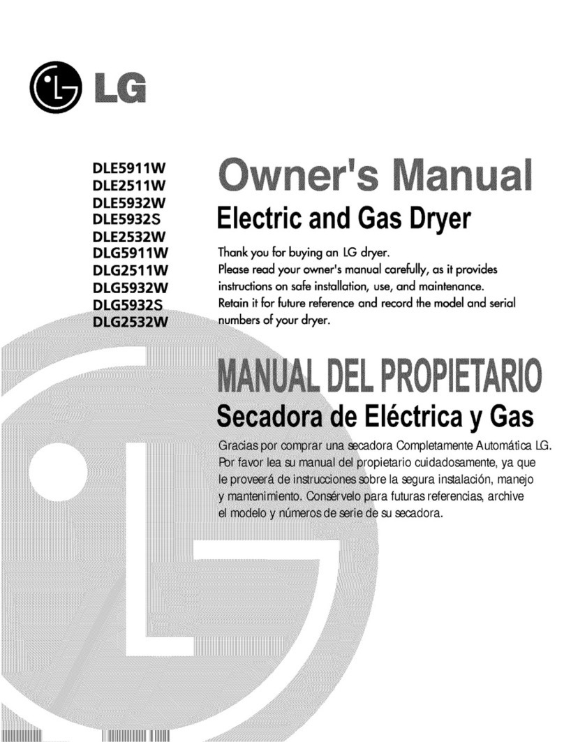 LG DLE5932W owner's manual