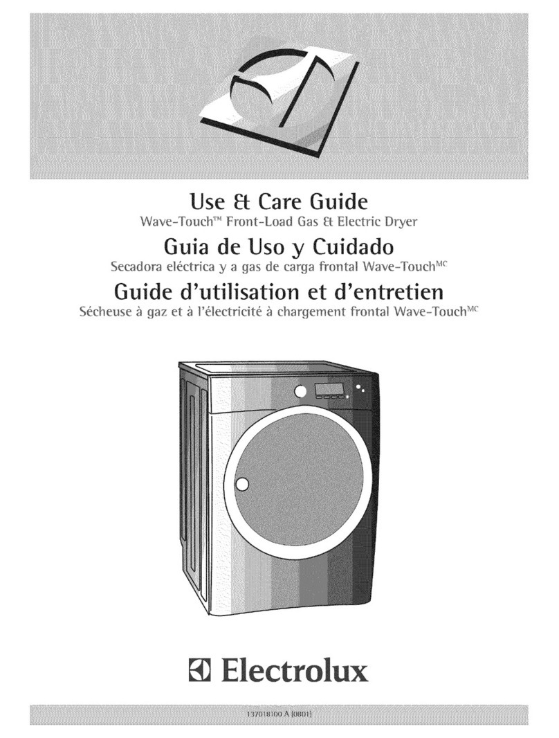 Electrolux EWMED65IRR Use and care guide