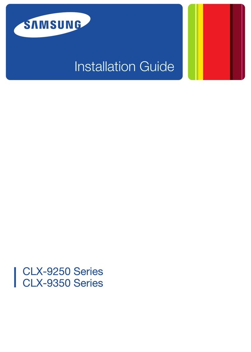 Samsung CLX-9250ND User manual
