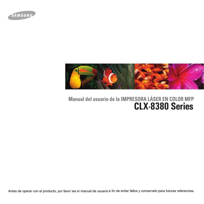 Samsung CLX-8380ND User manual