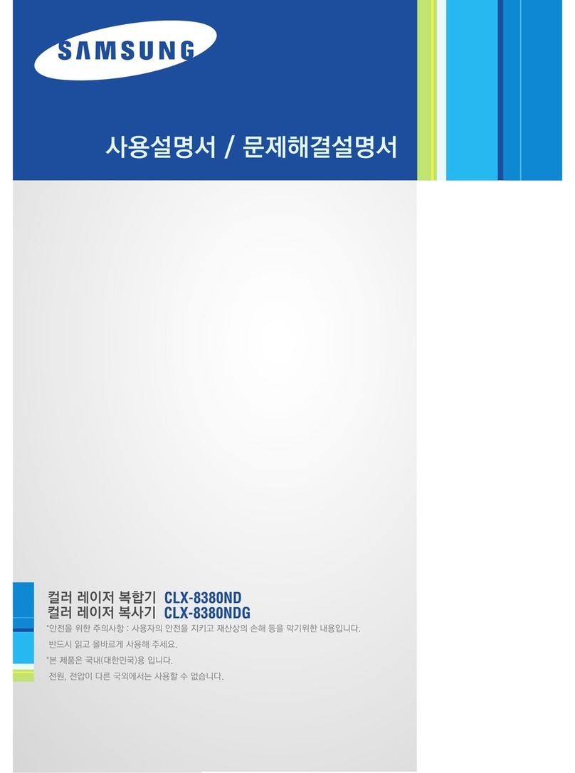 Samsung CLX-8380ND User manual