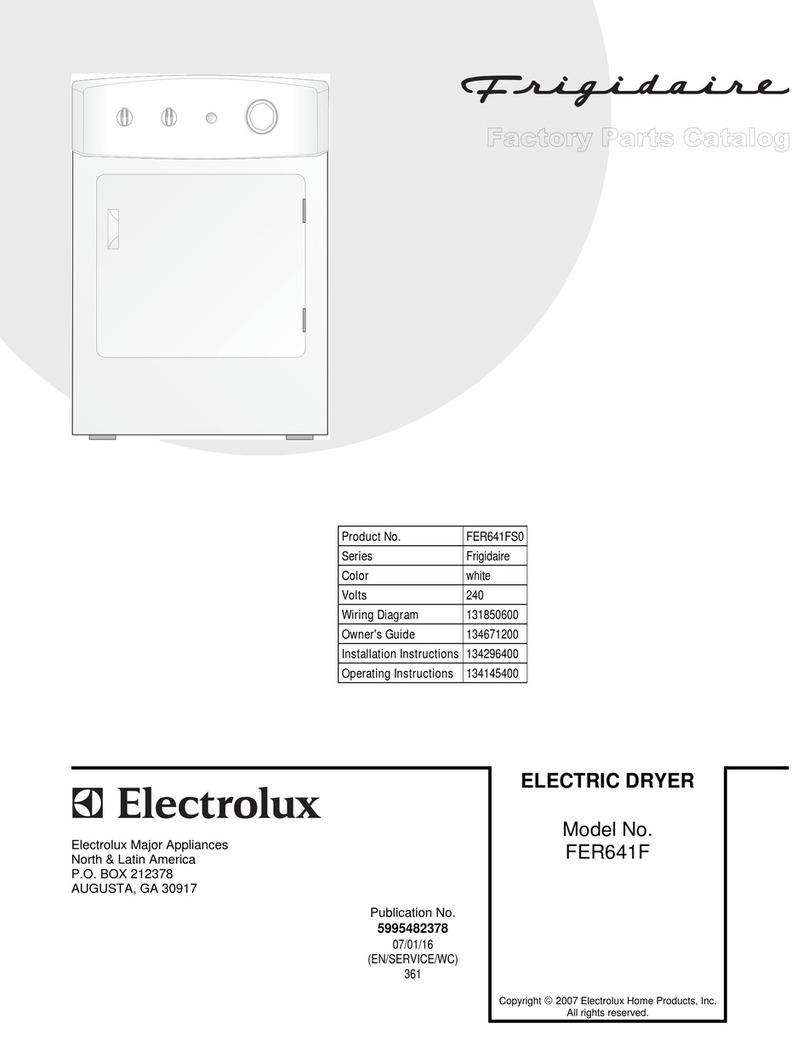 Electrolux FER641FS Factory parts catalog