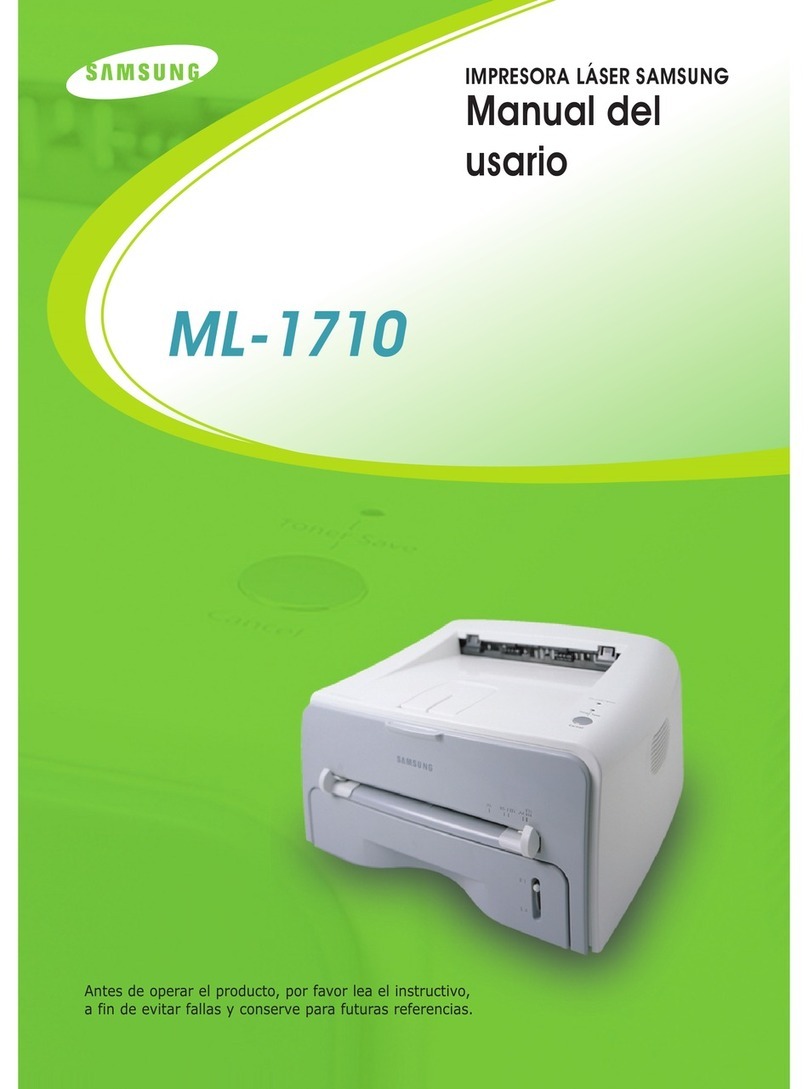 Samsung ML 1710 - B/W Laser Printer User guide
