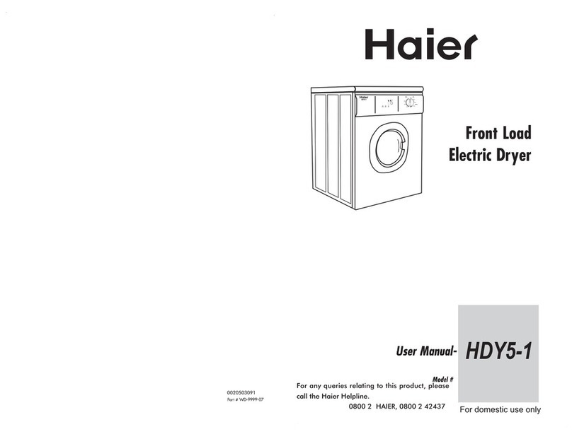 Haier HDY5-1 User manual Haier HDY5-1 User manual