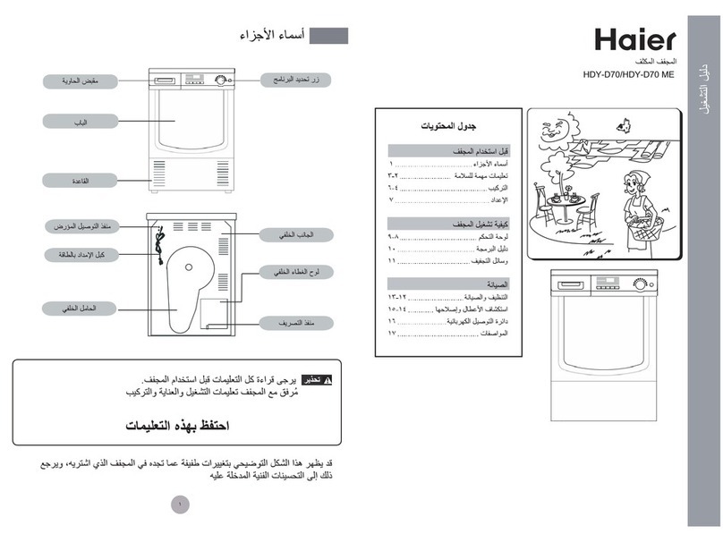 Haier HDY-D70 User manual
