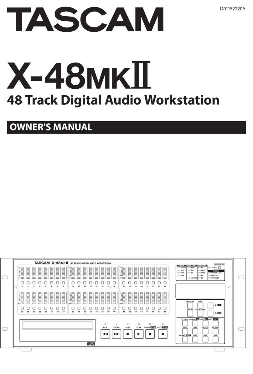 Tascam X-48MKII owner's manual